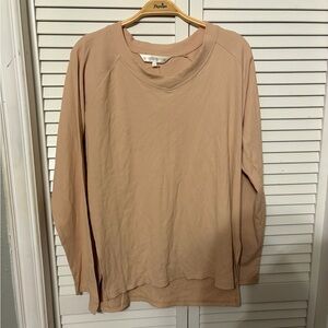 The Royal Standard Women's Beige Long Sleeve Top